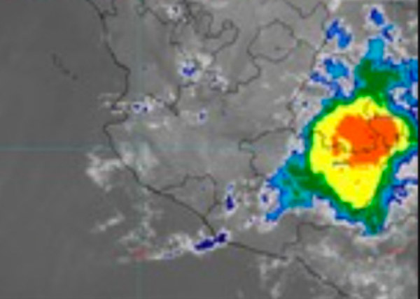 Este martes pronóstico de lluvias fuertes