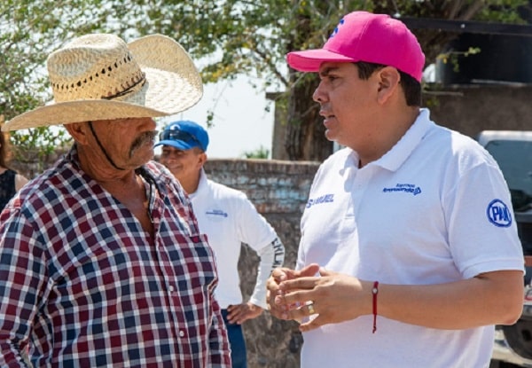 Ofrece Samuel Hidalgo más apoyo al campo en situaciones climáticas adversas