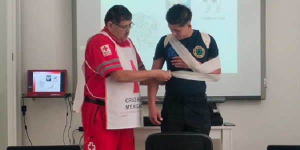 Cruz roja ofrece taller y visita colonias de La Piedad