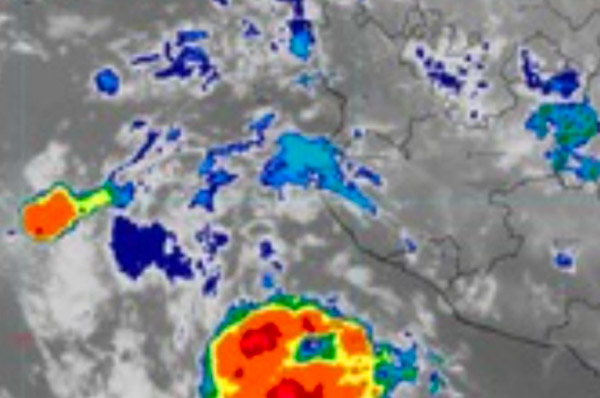 Zona de baja presión deja lluvias este jueves