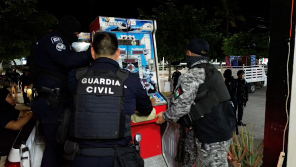 Aseguran mil 528 máquinas tragamonedas en operativos entre SIE y FGE