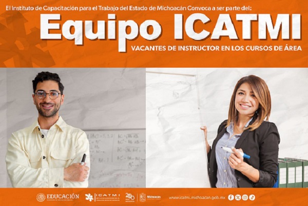 Abre ICATMI bolsa de trabajo para instructores
