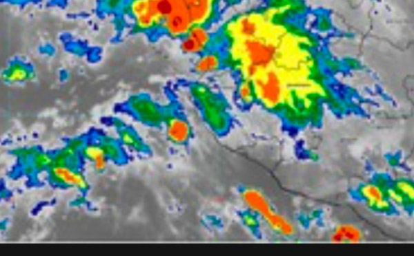 Seguirá clima lluvioso este martes.