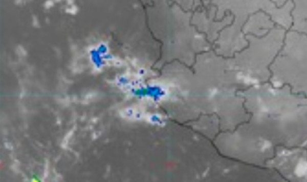 Pronostican lluvias fuertes para este lunes.