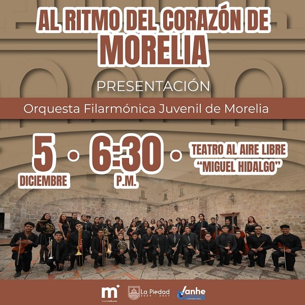 Llega filarmónica juvenil de Morelia a La Piedad