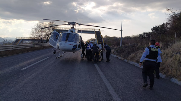 Helicópteros, disponibles las 24 horas para atender emergencias médicas