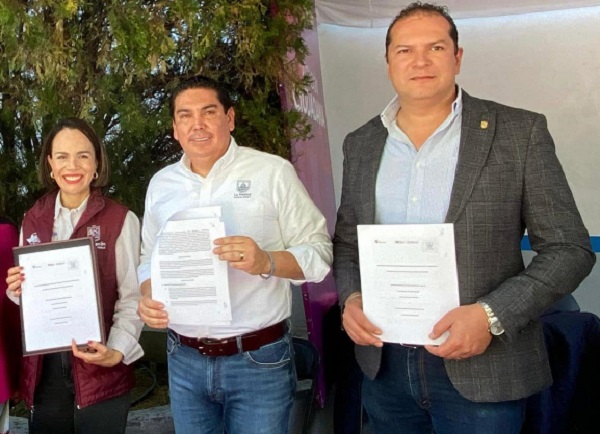Firman convenios Ayuntamiento de La Piedad y Gobierno de Michoacán.