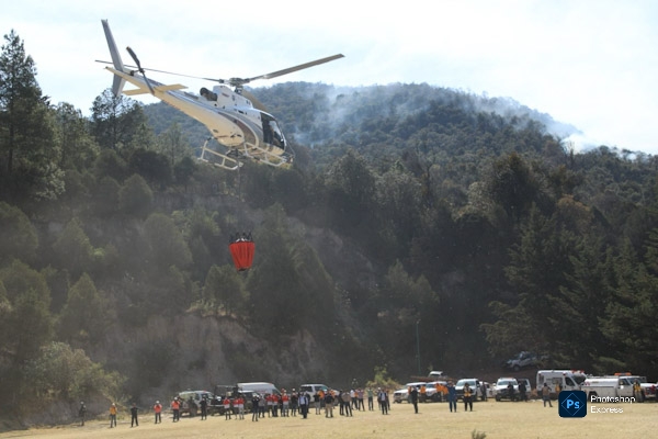 SSP ha realizado más de 103 horas de vuelo para combatir incendios
