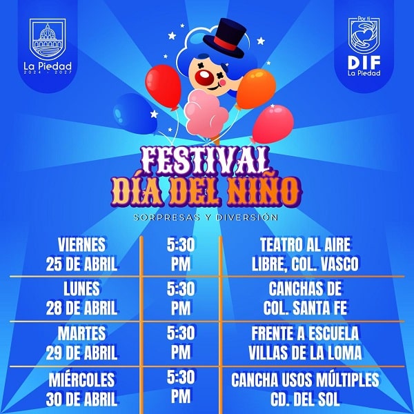 Festejan a niñas y niños en La Piedad