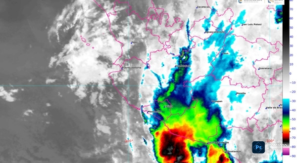 Huracán Erick tocó tierra entre Oaxaca y Guerrero