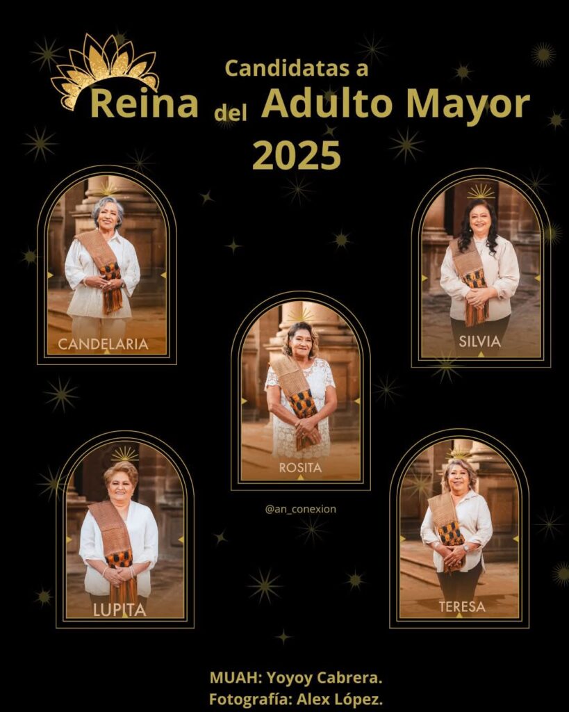 Presenta DIF a candidatas a reina de adulto mayor