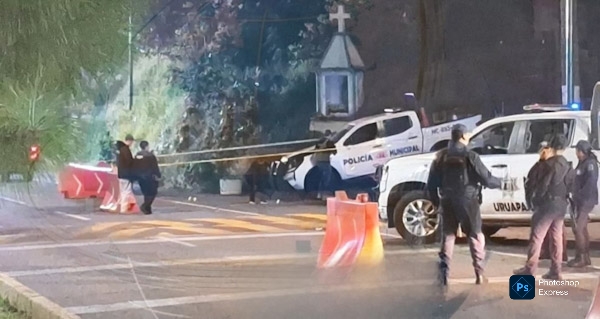 Atacan a retén de Seguridad Pública en Uruapan