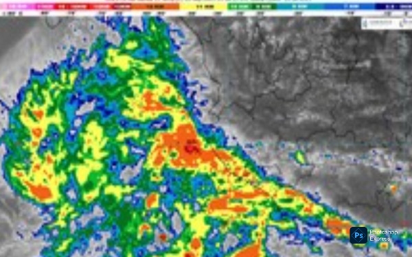 Prepárate Narda y monzón mexicano provocarán lluvias fuertes este lunes.