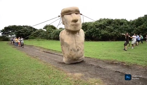 Estatuas Moai “Caminaron” a su lugar en la isla