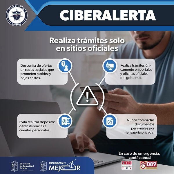 Piden evitar realizar trámites de placas y licencias a través de redes sociales