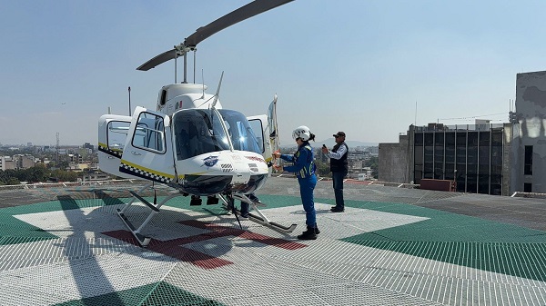 Traslada SSP órgano con fines de trasplante a la CDMX