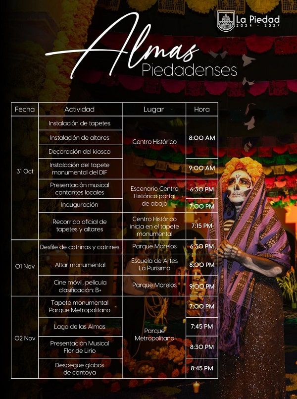 Todo listo para quinta edición de Almas Piedadenses.
