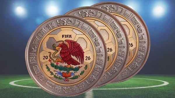 Presentan monedas conmemorativas del mundial 2026