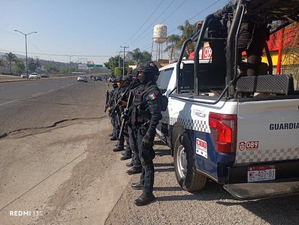Refuerza Michoacán seguridad tras reacción a operativo federal en Jalisco