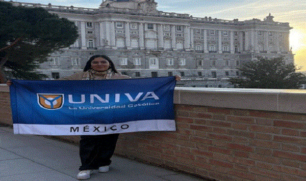 UNIVA La Piedad presente en experiencia internacional en Madrid, España