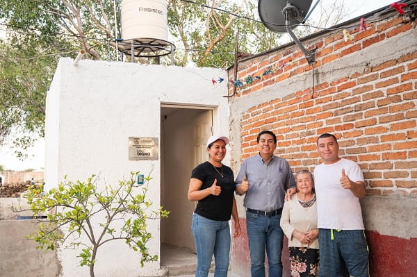 Baño digno mejora calidad de vida de familias piedadenses