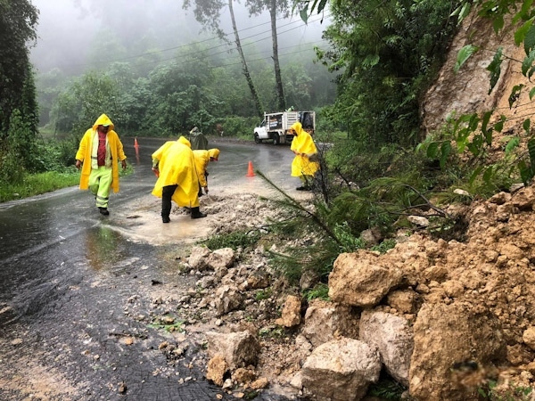 Gobierno estatal cuenta con protocolo de atención a carreteras en temporada de lluvias