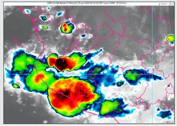 Seguirá lloviendo en esta región.