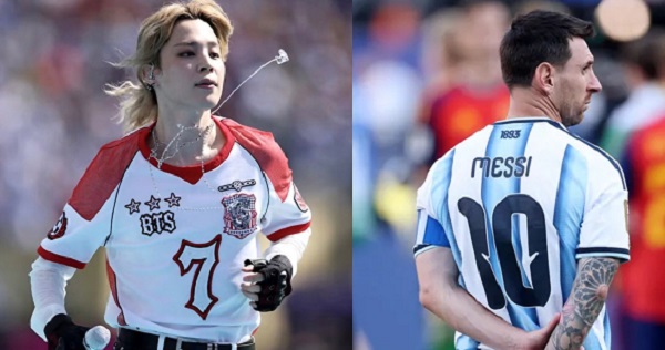 Camiseta de Jimin, de BTS, lidera subasta benéfica de la FIFA y supera a artículos de Lionel Messi