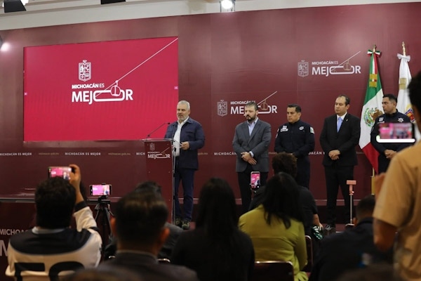Michoacán logra reducción histórica de 77% en homicidios respecto al punto más alto en 2021